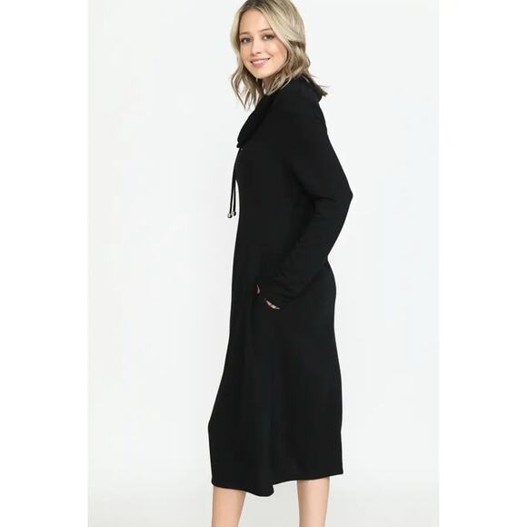 Story Teller Casual Dress Funnel Neck M - Picture 1 of 3